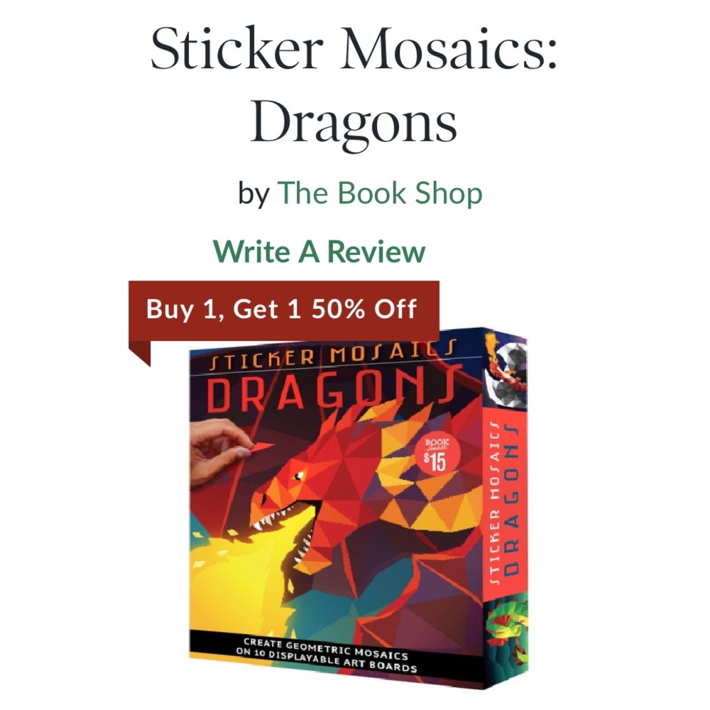 Sticker Mosaic Book - Picture 1 of 2